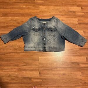 Torrid Denim Jean Jacket First at Fit | Women Torrid Size 4